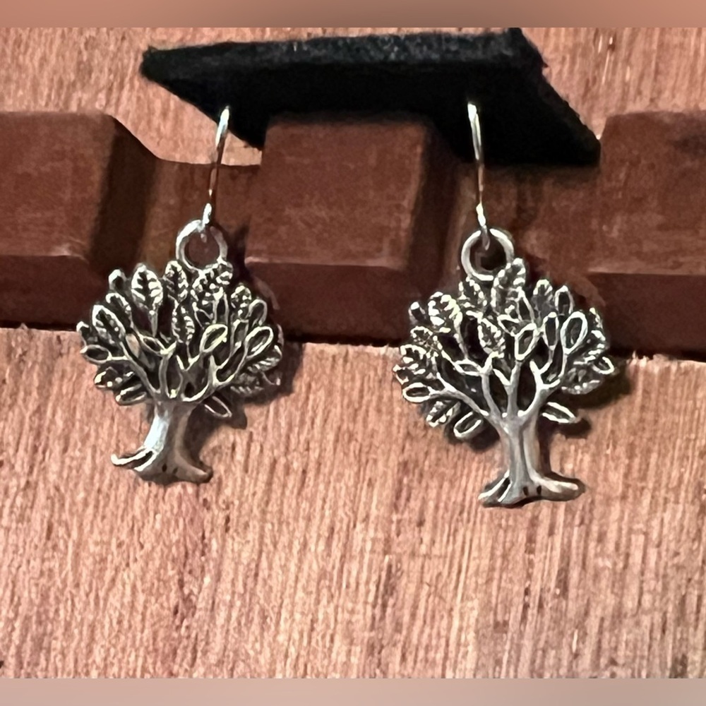 Tree earrings, BN